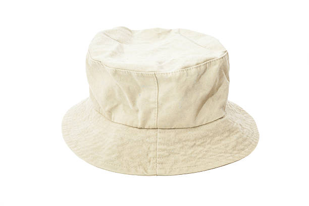 Bucket has An isolated cutout of a bucket hat bucket hat stock pictures, royalty-free photos & images