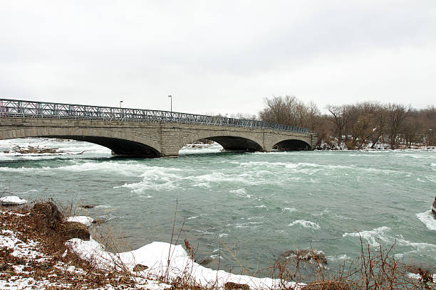 istock Flowing Niagara River, New York, in Winter 497269917