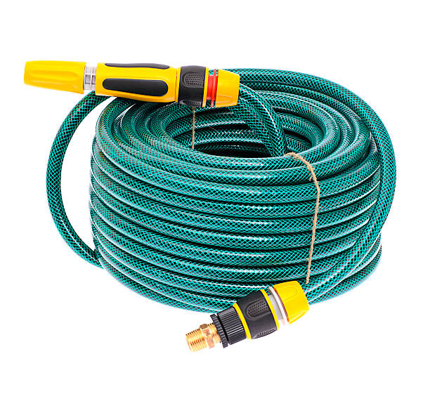 istock Garden Hose Isolated on White Background 497271323