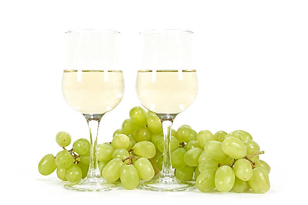 istock White wine and green grapes 497271511