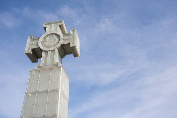 istock Low angle view of Freedom Monument against cloudy sky 497272099
