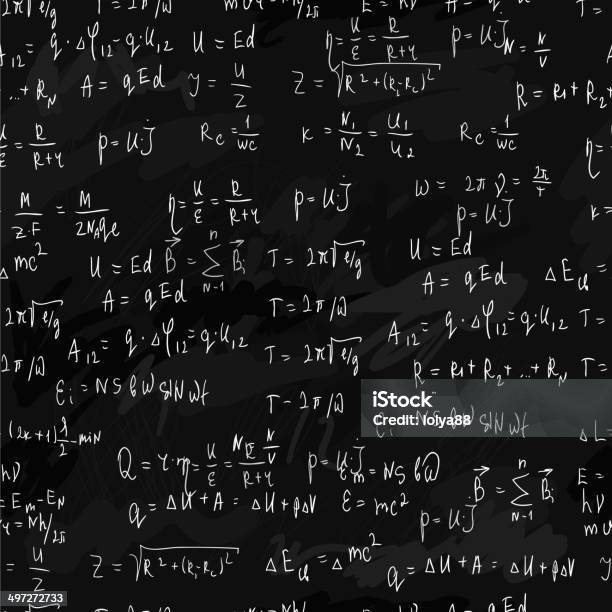 Formulas Background Simple Seamless Formula Background Stock Illustration - Download Image Now ...