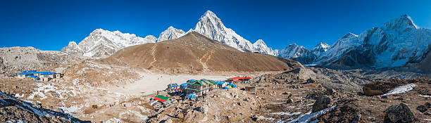 Everest Base Camp Gorak Shep Sherpa teahouses lodges Himalayas Nepal