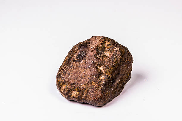 istock Large rock stone isolated on a white background. 497274069