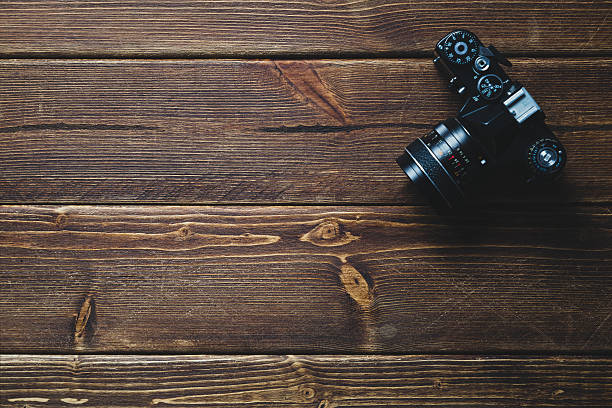 Free Stock Photo of Camera on Wooden Table | Download Free Images and ...