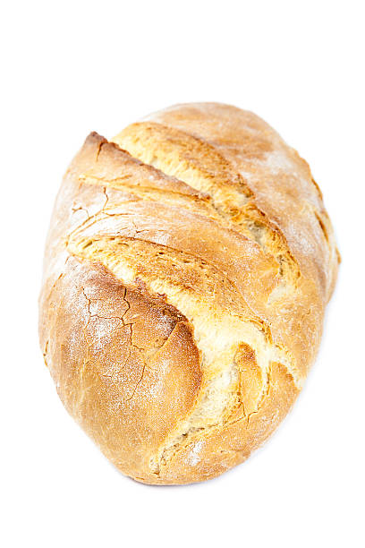 istock Loaf of bread on white background. 497276238
