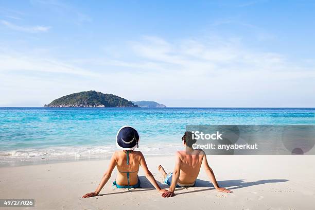 Honeymoon Stock Photo - Download Image Now - Beach, Couple - Relationship, Summer