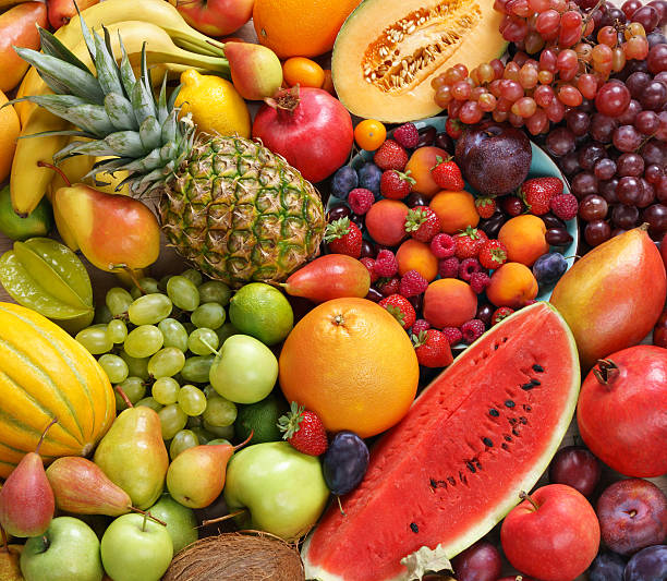 istock Superfood background. Only Fruit 497278348