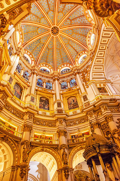 istock Basilica Dome Stained Glass Cathedral Andalusia Granada Spain 497279685