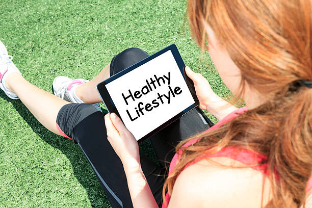 istock Sport Jogging - Healthy Lifestyle Tablet 497280521