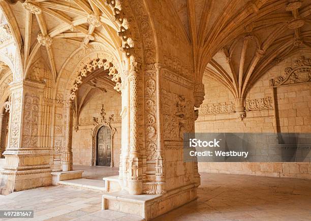 Das Kloster Mosteiro Dos Jerónimos Stockfoto und mehr Bilder von Architektur - Architektur, Bogen - Architektonisches Detail, Europa - Kontinent