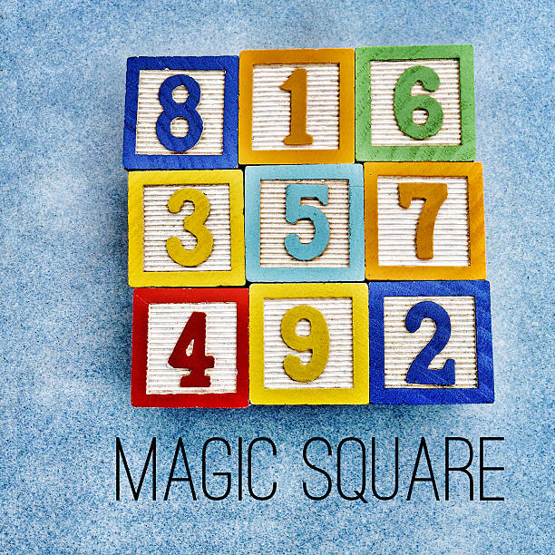 istock Magic square of blocks - all sums are the same 497281650