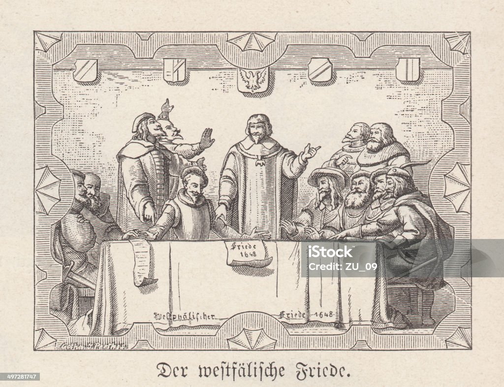 Frieden von Nordrhein-Westfalen - Lizenzfrei Nordrhein-Westfalen Stock-Illustration