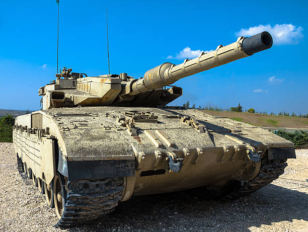 istock Israel made main battle tank Merkava Mk III 497283364