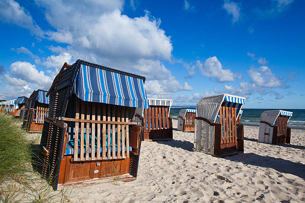 istock Sunrise  on the beach in Binz, Ruegen Island 497283642