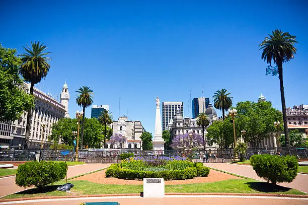 Beuatiful view of Buenos Aires capital of Argentina