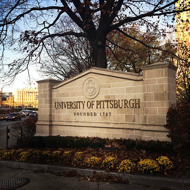 University of Pittsburgh Campus stock photo