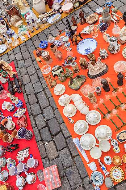 istock Brussels, Flea Market, Place du Jeu de Balle - Belgium 497285698