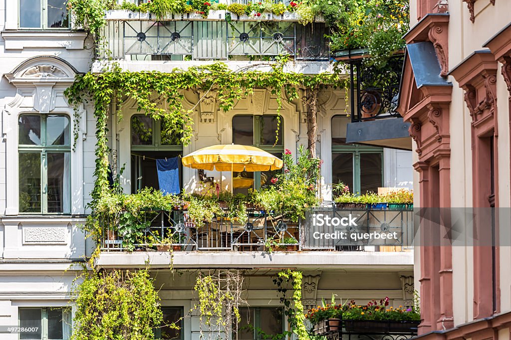 Sommer in Berlin - Lizenzfrei Balkon Stock-Foto