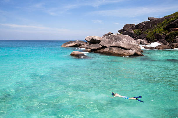istock swimming with mask and snorkel 497287670