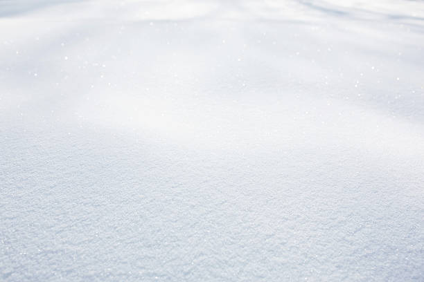 Pure snow background. Sparkling bokeh. stock photo