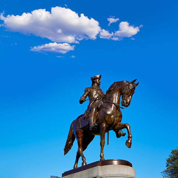 istock Boston Common George Washington monument 497289118