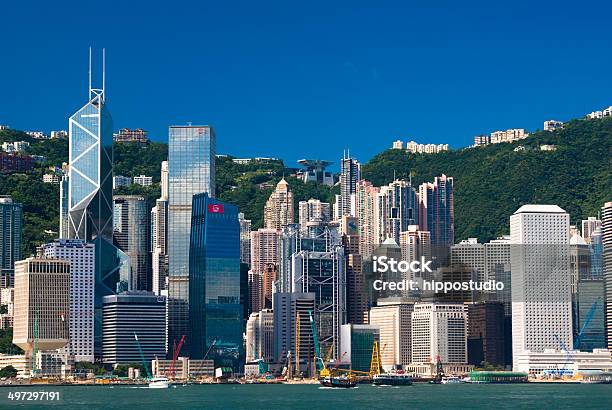 Central District In Hong Kong Stock Photo - Download Image Now - Architecture, Asia, Building Exterior