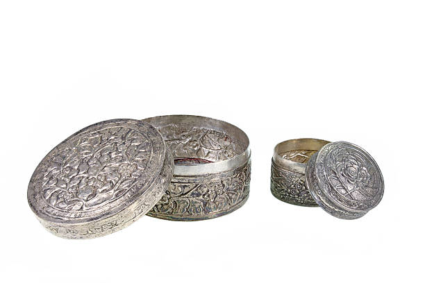 istock Silver bowl crafts of Thailand. 497297279