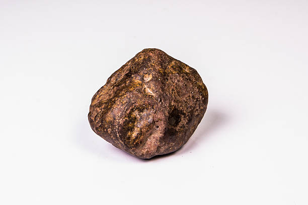 istock Large rock stone isolated on a white background. 497299131