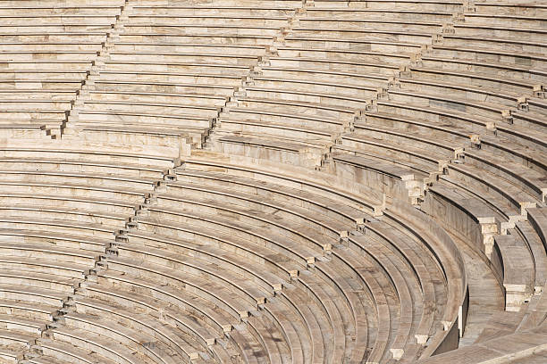 istock Benches of Odeon Herodes Atticus 497299477