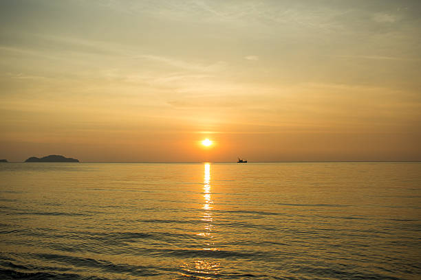 istock The lonely boat in the sea 497301339