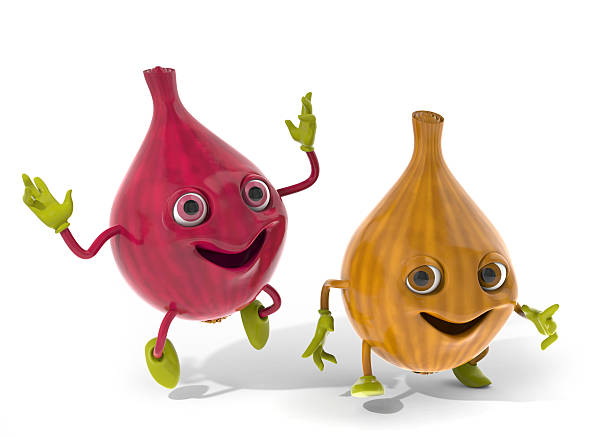 One of a series of happy, healthy fruit and vegetable characters