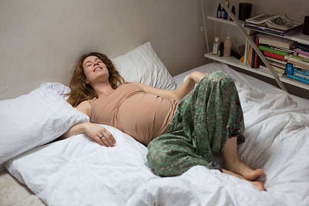 istock Relaxing pregnant woman 497308040