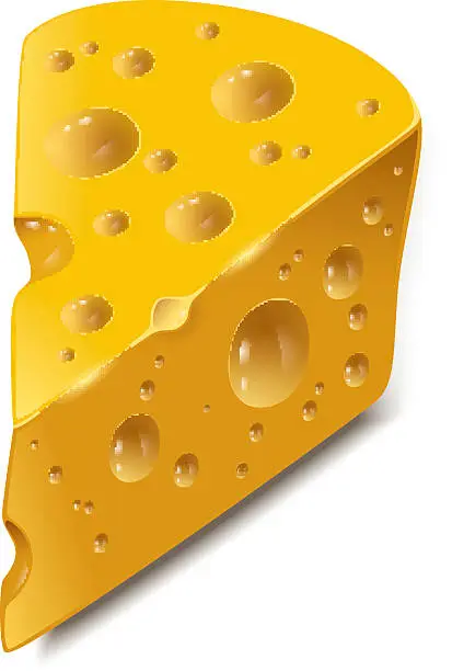 Vector illustration of Cheese