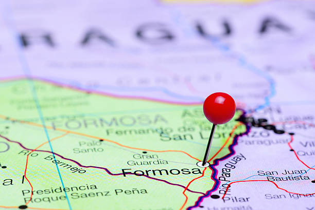 istock Formosa pinned on a map of Argentina 497310608