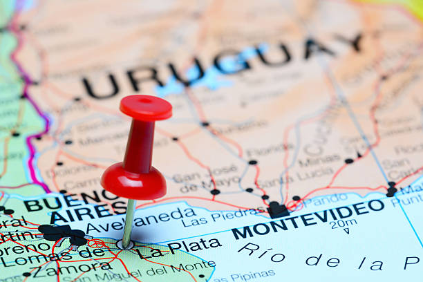 istock La Plata pinned on a map of Argentina 497311534