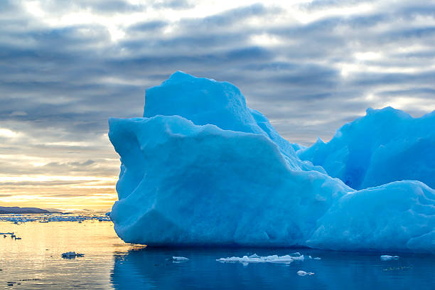 istock Iceberg in the evening light - XXL image 497312312