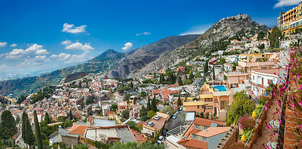 istock Panorama of Taormina, Sicily 497314452