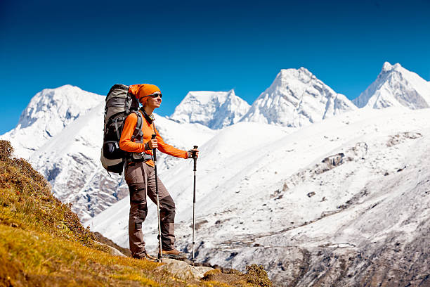 istock Hiking in Himalaya mountains 497317718