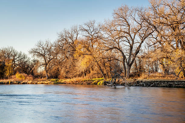 do sul do platte river, colorado - platte river - fotografias e filmes do acervo