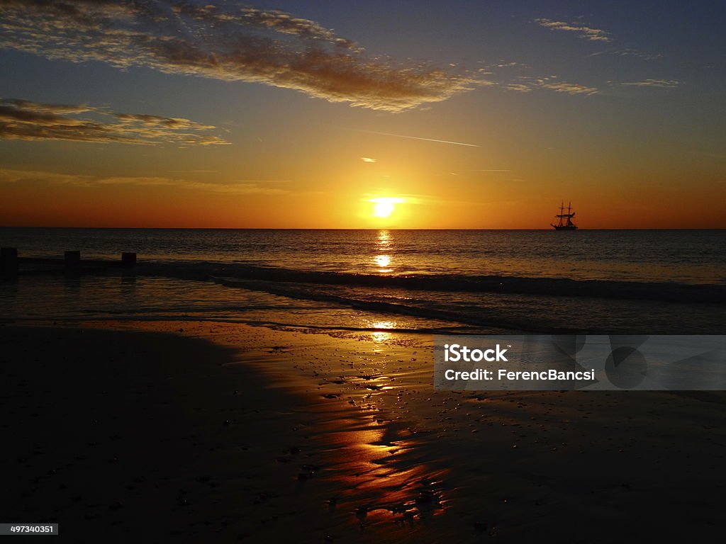 swanage закате - Стоковые фото Без людей роялти-фри