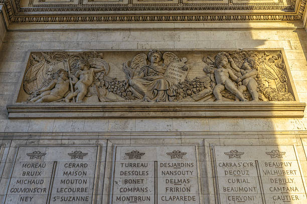 istock Architectural Detail of Arc de Triomphe 497340497
