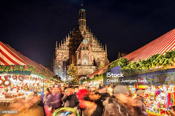 Christmas Market Nuremberg Stock Photo - Download Image Now