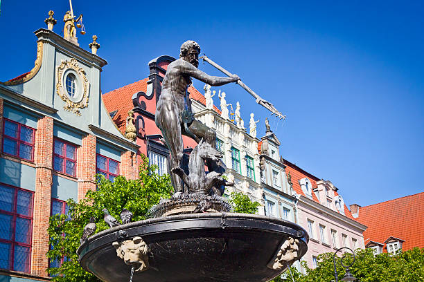 istock Neptun Fountain, Gdansk, Poland 497341765