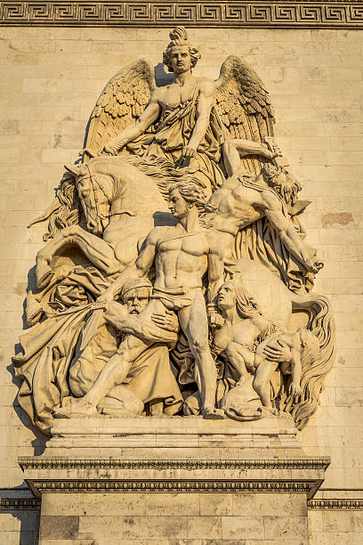 istock Architectural Detail of Arc de Triomphe 497342497
