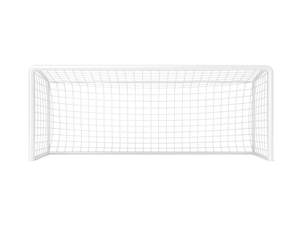 istock Football - soccer gate. 3D render 497343306