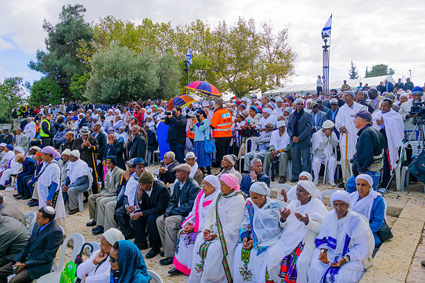 sigd 2015-праздник в эфиопии jewry - beta israel стоковые фото и изображения