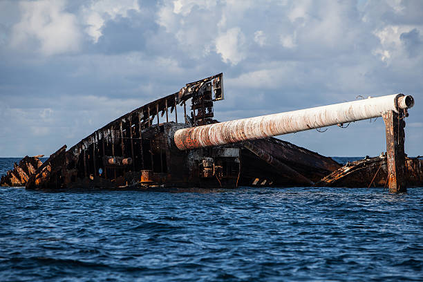 istock Shipwreck in the Caribbean Sea 497344398