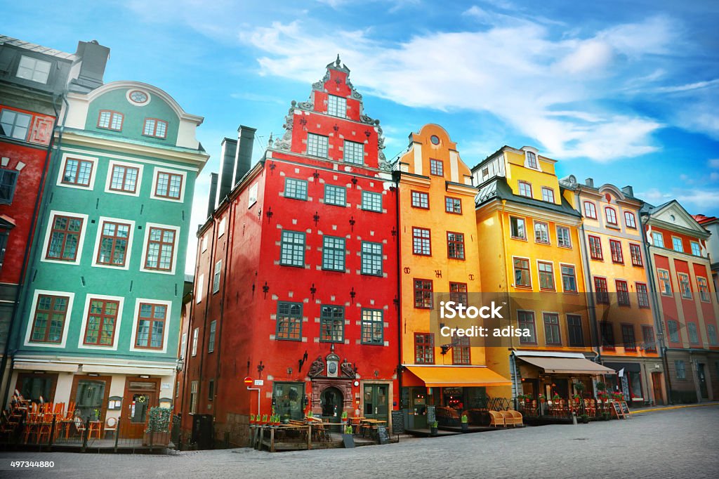 Old town Stortorget place in Gamla stan, Stockholm Stockholm Stock Photo