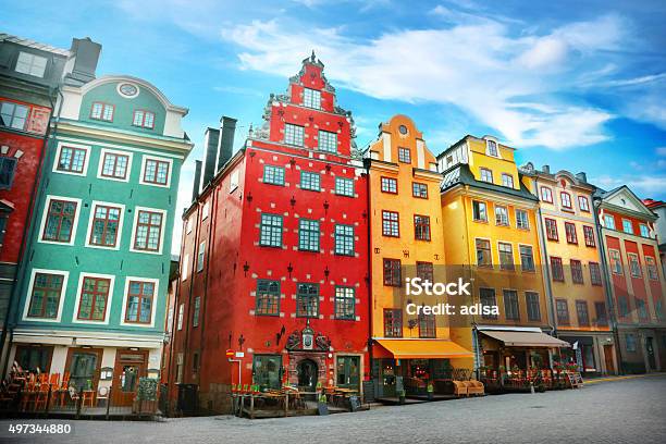 Old Town Stock Photo - Download Image Now - Stockholm, Gamla Stan, Sweden